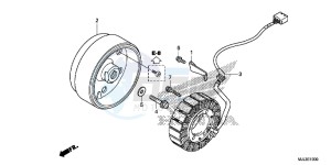 NC700XDE NC700XD 2ED - (2ED) drawing GENERATOR