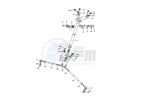 ATV 660 drawing STEERING