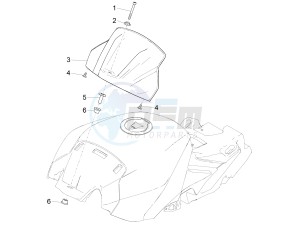 RSV4 1000 Racing Factory E4 ABS (EMEA, LATAM) drawing Tank cover