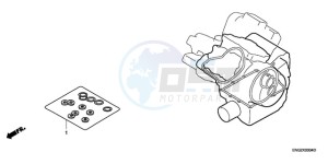 VT750C9 Korea - (KO) drawing GASKET KIT B