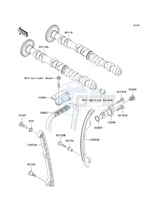 JT 1200 B [STX-12F] (B1-B3) [STX-12F] drawing CAMSHAFT-- S- -_TENSIONER