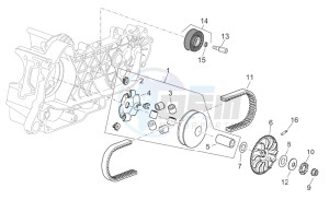 Atlantic 125-250 drawing Variator assembly