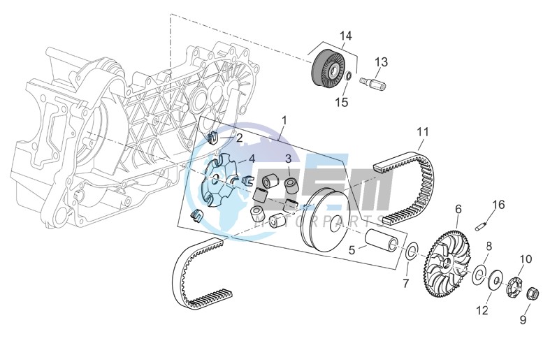 Variator assembly