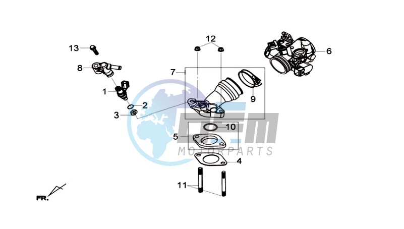 INLET / FUEL INJECTOR / THROTTLE VALVE BODY