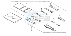 GL1500CT VALKYRIE drawing TOOLS (2)