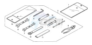 NSR125R drawing TOOLS