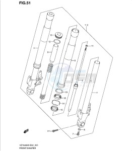 VZ1500K9 drawing FRONT DAMPER