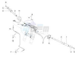 RS 125 4T E4 ABS EMEA EU drawing Handlebar - Controls