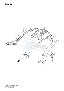 VL800 (E3-E28) VOLUSIA drawing FRAME BRACE