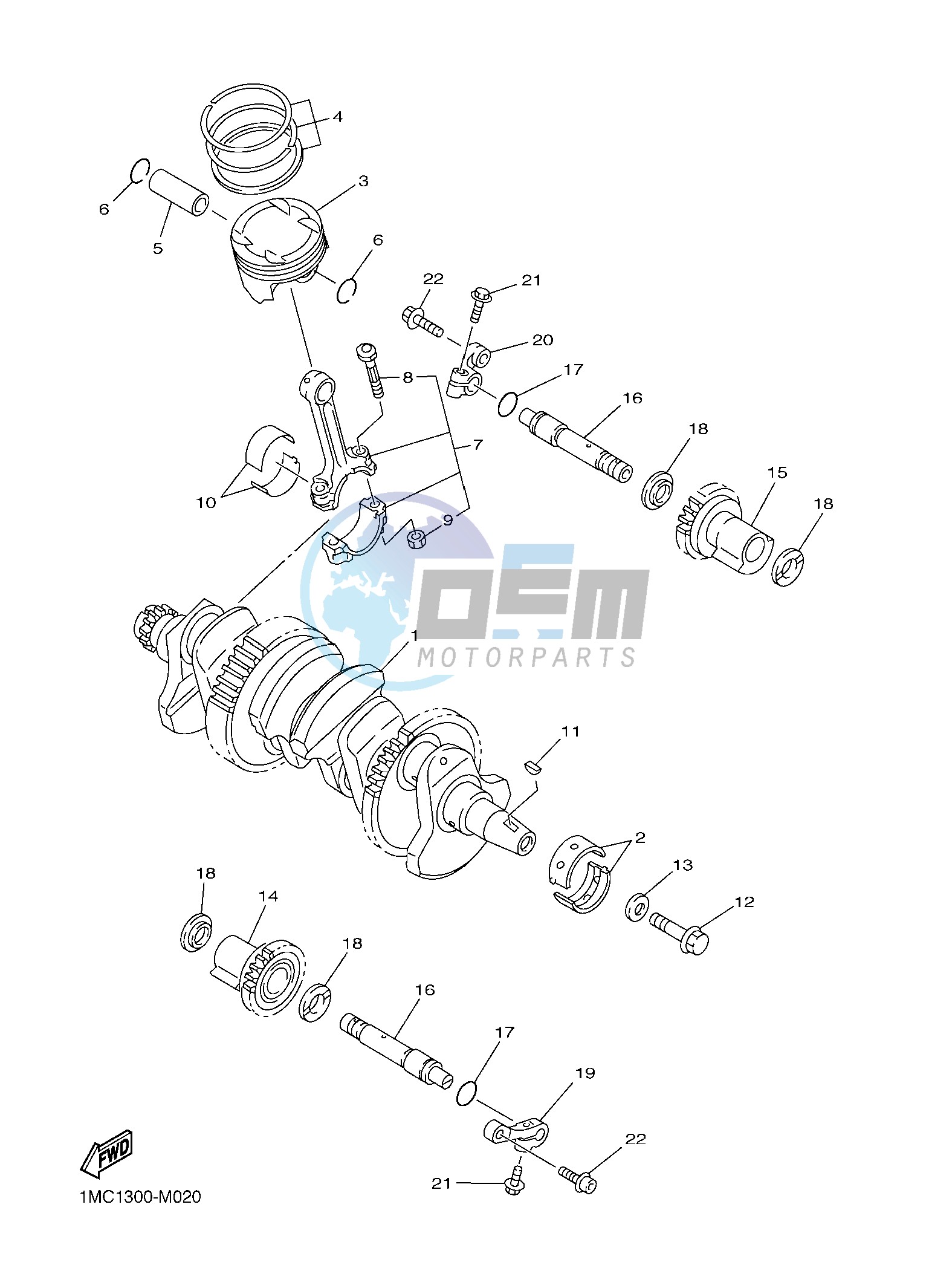 CRANKSHAFT & PISTON