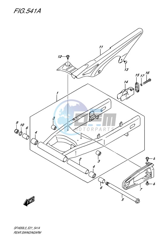 REAR SWINGINGARM