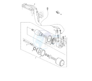 YP R X-MAX 250 drawing STARTING MOTOR