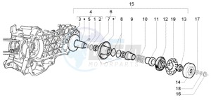 Beverly 125 RST drawing Driven pulley