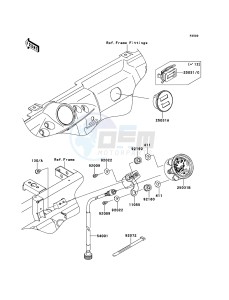 MULE 4010 DIESEL 4x4 KAF950FCF EU drawing Meter(s)