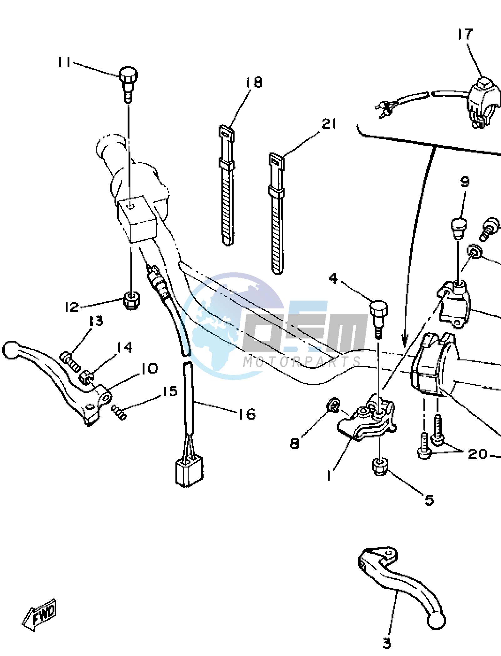 HANDLE SWITCH AND LEVER