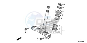 CB1000RAF CB1000R 2ED - (2ED) drawing STEERING STEM