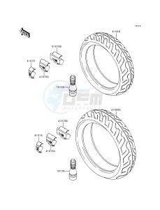 ZR 1100 C [ZRX1100] (C3-C4) drawing TIRES