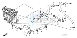 CB1000RA9 Australia - (U / ABS) drawing WATER PIPE