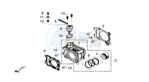 JOYMAX 125I ABS drawing CYLINDER MET PISTON