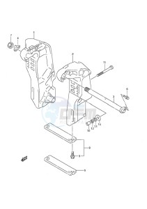 DF 70A drawing Clamp Bracket (S/N 110001 & Newer)