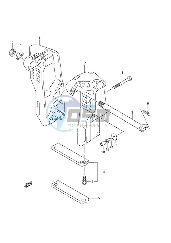 Clamp Bracket (S/N 110001 & Newer)