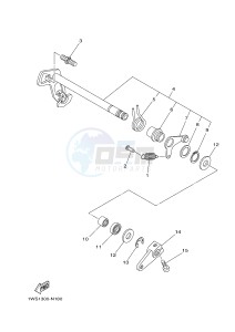 MT07A MT-07 ABS 700 (1XB1 1XB2) drawing SHIFT SHAFT