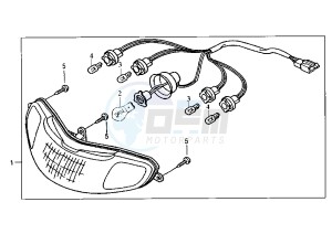 SUPER DUKE - 125 cc drawing HEADLIGHT