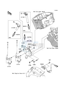 VN900 CLASSIC VN900BEFA GB XX (EU ME A(FRICA) drawing Ignition System