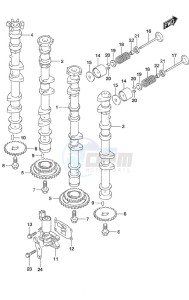 DF 350A drawing Camshaft