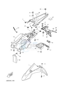 WR125R (22BB 22BB 22BB) drawing FENDER