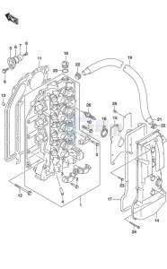 DF 115A drawing Cylinder Head