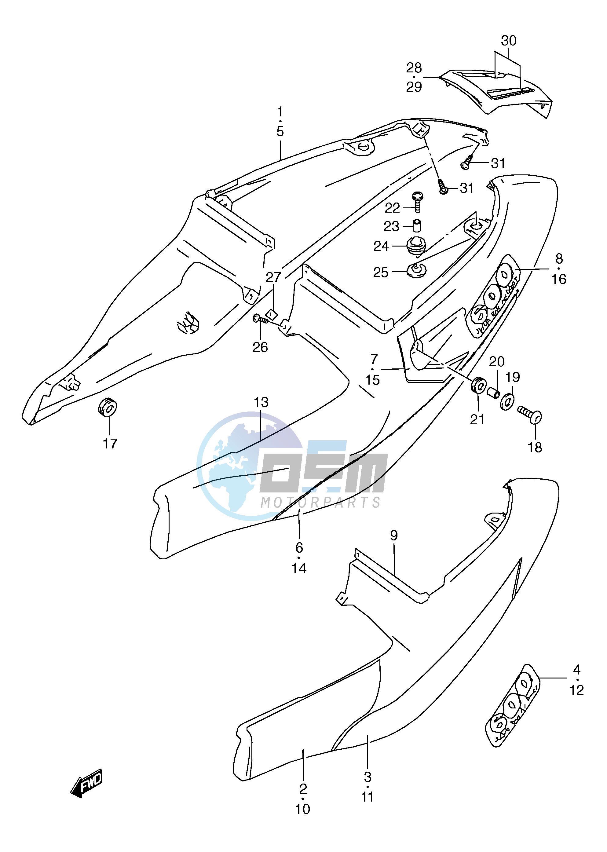 FRAME COVER (MODEL V)