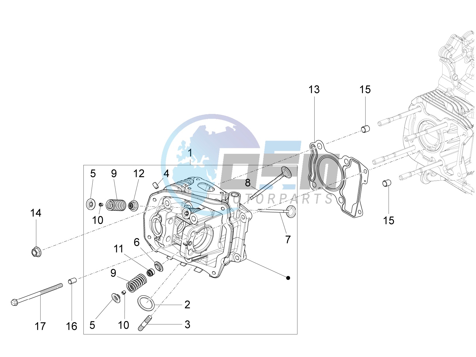 Cylinder head unit - Valve