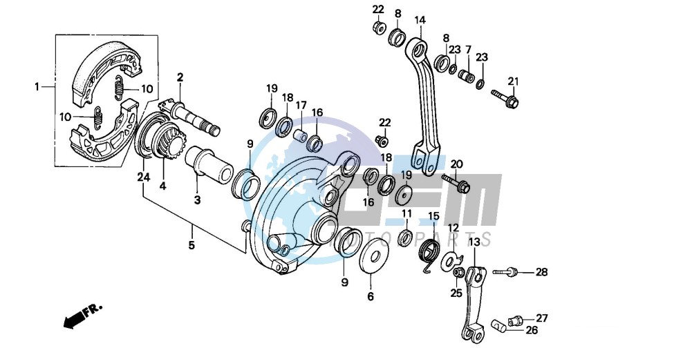 FRONT BRAKE PANEL