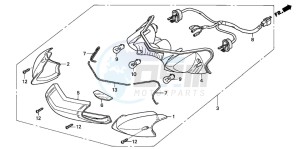 SES150 125 drawing REAR COMBINATION LIGHT