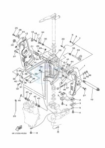 F250HETX drawing FRONT-FAIRING-BRACKET