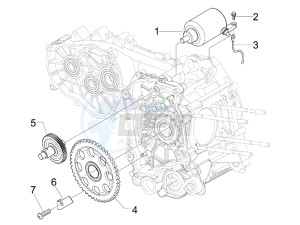 MP3 250 ie mic drawing Starter - Electric starter