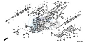 TRX420FPED TRX420 Europe Direct - (ED) drawing FRAME BODY