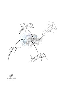 YXM700ES YXM70VPSH (B42N) drawing FENDER