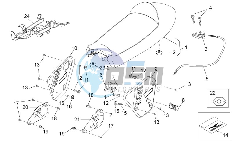 Saddle-Central body