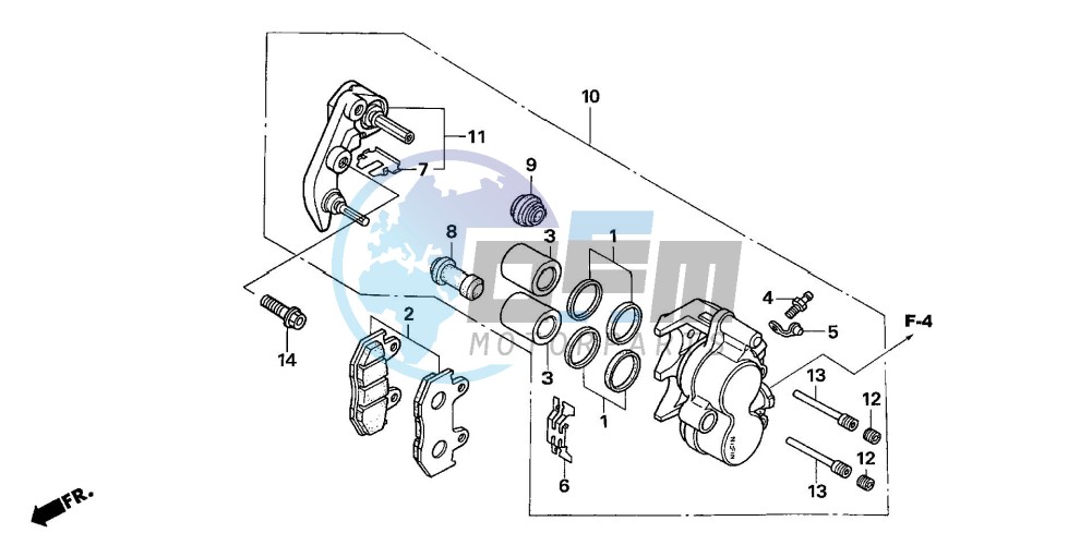 FRONT BRAKE CALIPER