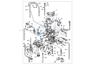 WR F 250 drawing CARBURETOR