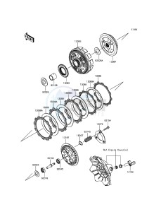 Z300 ER300AGF XX (EU ME A(FRICA) drawing Clutch