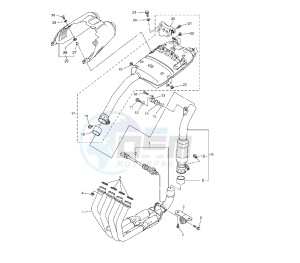 FZ6 FAZER S2 600 drawing EXHAUST