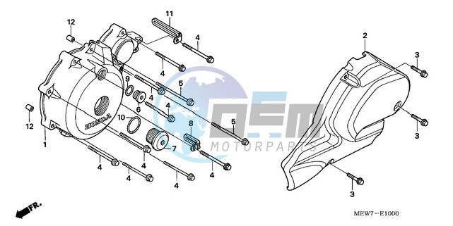 LEFT CRANKCASE COVER