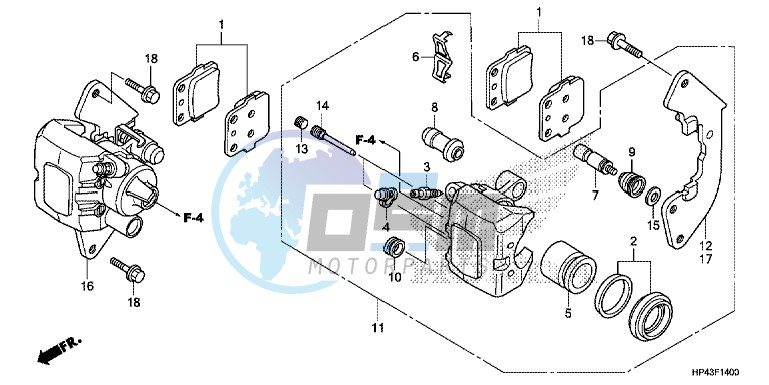 FRONT BRAKE CALIPER