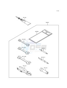 JF 650 B [TS] (B3-B7) [TS] drawing OWNERS TOOLS