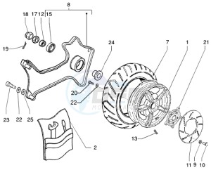 Runner 200 VXR 4t drawing Rear Wheel