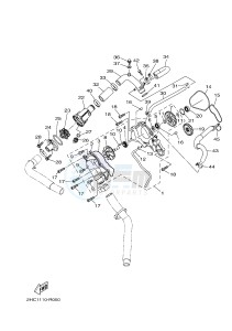 YXZ1000 YXZ10YMXJ (2HCR) drawing WATER PUMP