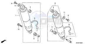 VT750CA9 Ireland - (EK / MME ST) drawing REAR CUSHION